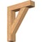 Ekena Millwork Traditional Block Smooth Bracket w/ Offset Brace, Western Red Cedar, 7 1/2"W x 32"D x 38"H BKT0806X32X38TRA05SWR - alternate 1